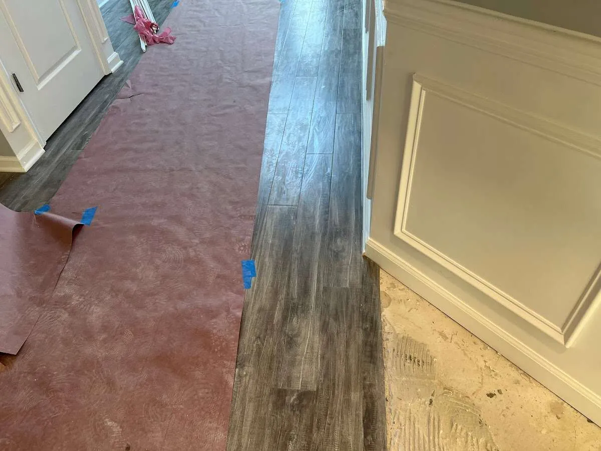 Completed marble shower restoration in Harrodsburg